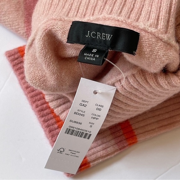 J.Crew Striped turtleneck sweater in Supersoft yarn - Picture 4 of 10
